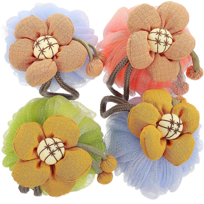 Shower Loofah Cartoon Bath Sponge for Body Cleaning 20Pcs Scrubber Set