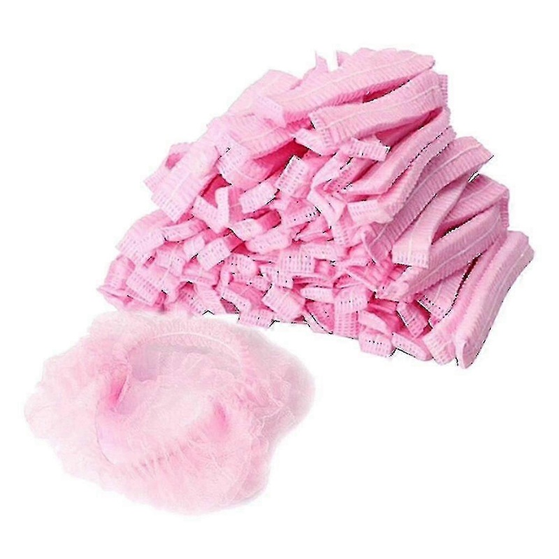100pcs Disposable Hair Head Covers Net Bouffant – Dustproof Anti Dust Caps
