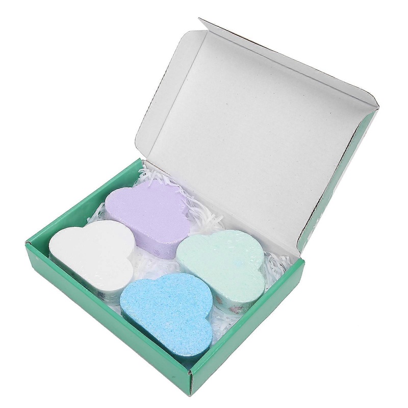 4pcs Moisturizing Essential Oil Bath Salt Balls with Plant Extracts