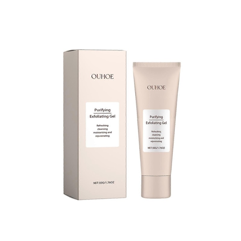 OUHOE Purifying Exfoliating Gel 50g Facial Exfoliator Cleanser Blackhead Removal Cleansing Peeling G