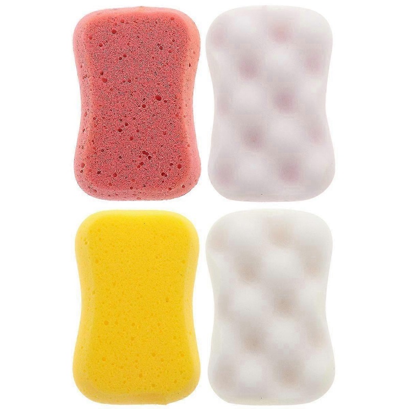 Shower Sponge Bath Sponges For Bathing Home Use 14.00X8.00X5.00CM Skin Cleaning 4Pcs