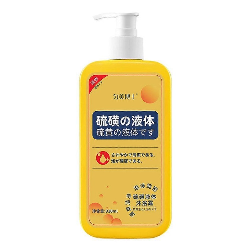 Sulfur Removal Mite Mites Bath Shower Gel Volcanic Mud Shower Gel 320ml