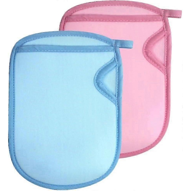 Washcloths 4pcs Bath Loofahs Bath Sponge Shower Exfoliating Glove Bathing Mitts Shower Loofahs Cute Bath Sponges Pouf (ShiKai)