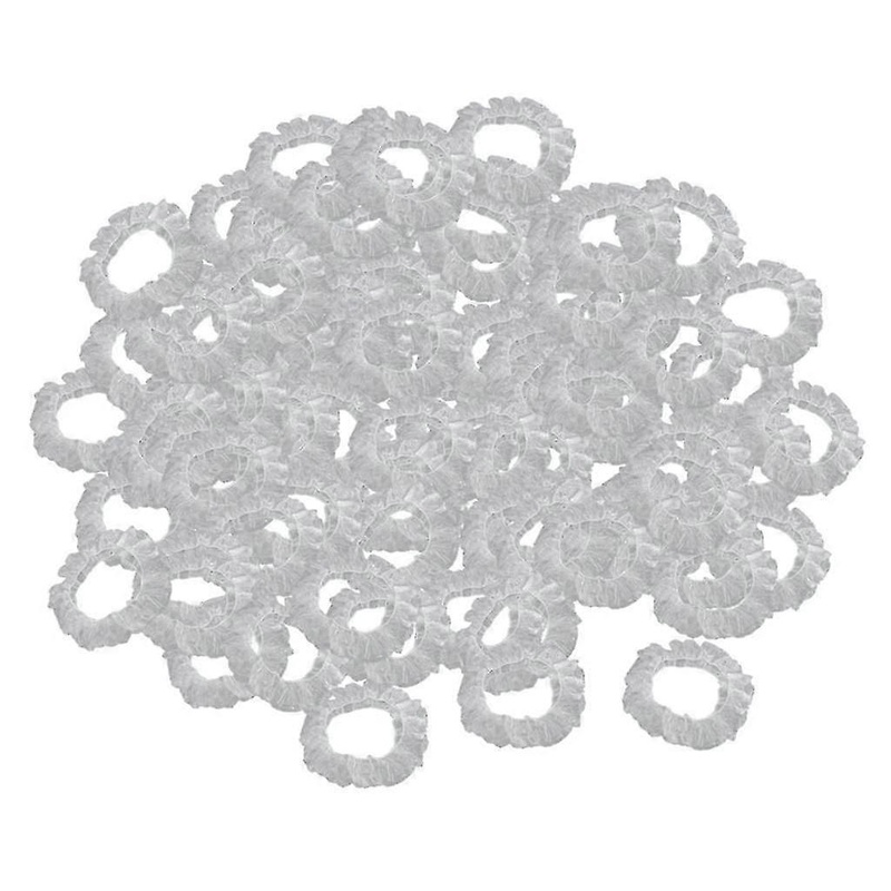 100x Disposable Steering Wheel Covers Elastic Plastic Anti-dust Covers Clear