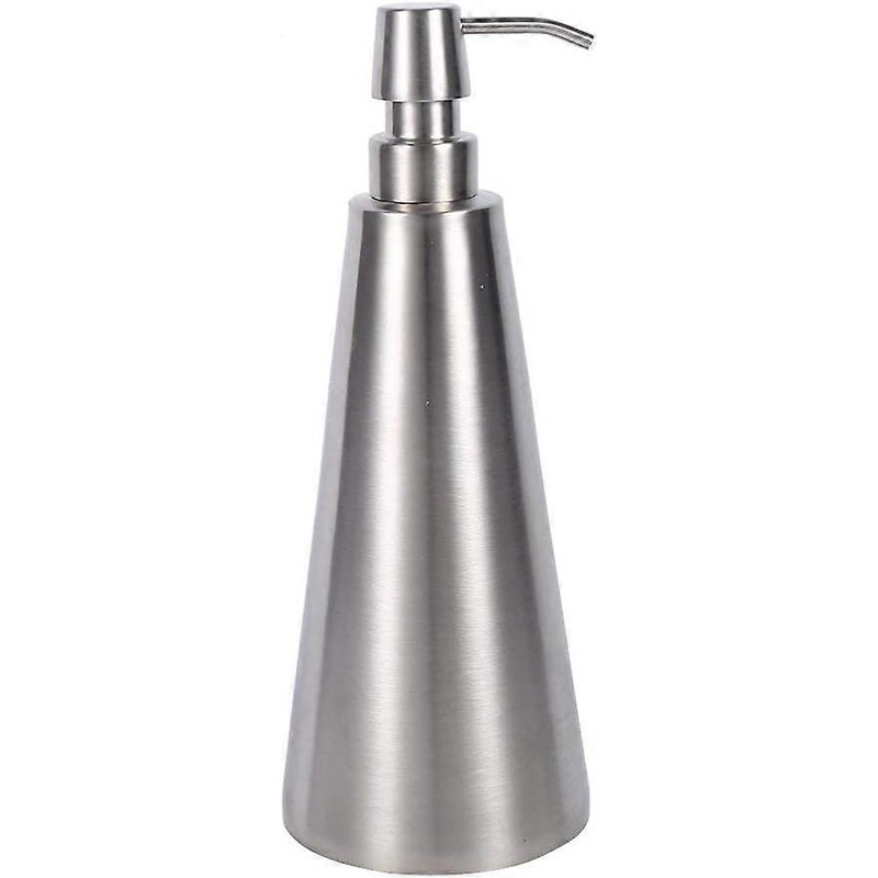 9.5*24.5CM Large Capacity Soap Dispenser Stainless Steel Liquid Soap Pump Dispenser for Bubble Bath Hand Soap for Kitchen and Bathroom