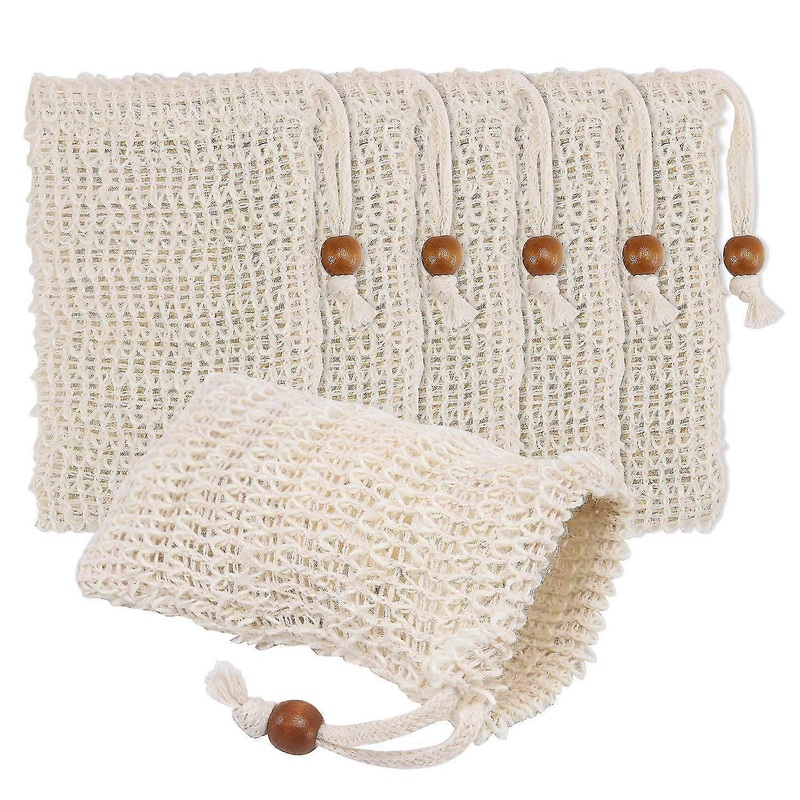 36 Pack Soap Exfoliating Bags,soap Saver Made Sisal Mesh Soap Bag Bar Soap Bag With Drawstring For