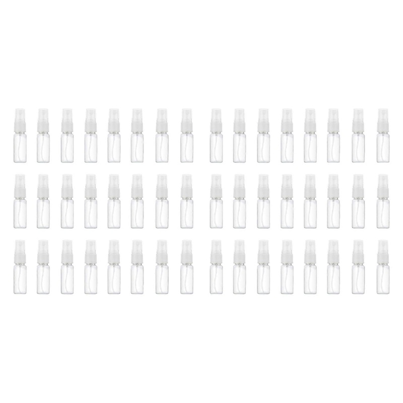 48Pcs 20Ml Transparent Empty Bottles Portable Refillable Fine Mist Sprayer Bottles