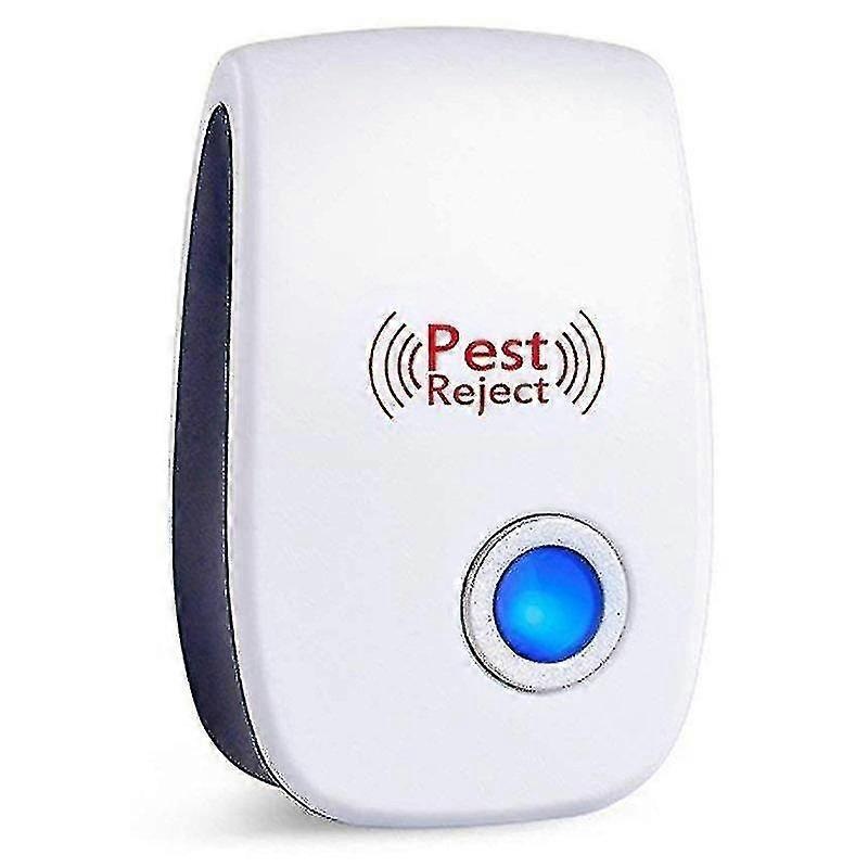 (2 Pcs) Ultrasonic Pest Repeller Night Light Uk Plug In Pest Rodent Mouse / Mice / Rat / Spider