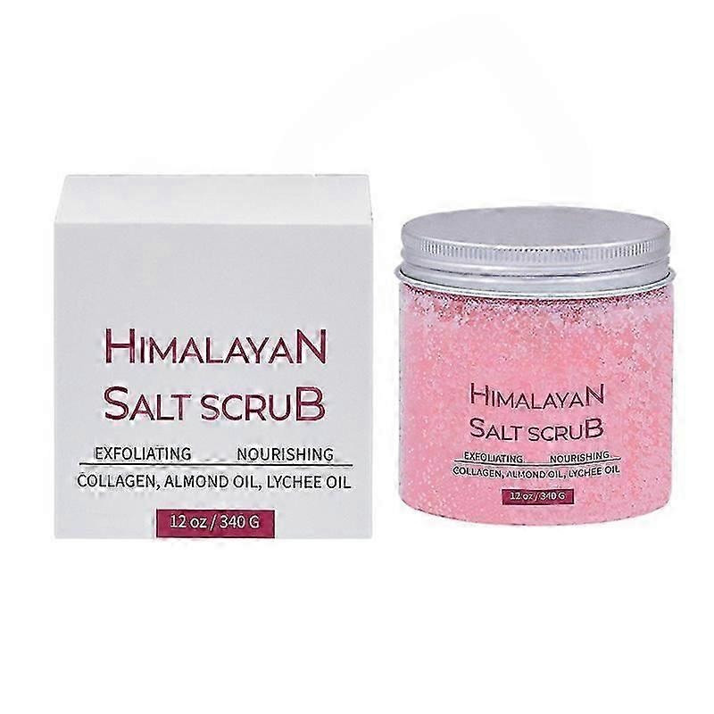 340G Himalayan Salt Body Scrub, Exfoliating Body Scrub, Large-Capacity Scrub, Dead Skin Remover For Body, Nourish & Brighten Spa Face Body Scrub, Body