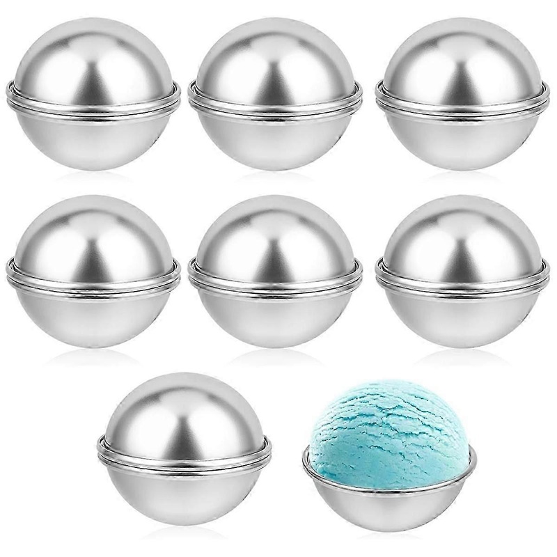 suitable for 16 Pcs Bath-Bomb Molds 6.5cm DIY Metal Bath-Bomb Crafting Mould Bath-Bomb Making Kit Bath-Bomb Press Soap Making Kit-FO  SHAN  RAN  WANG