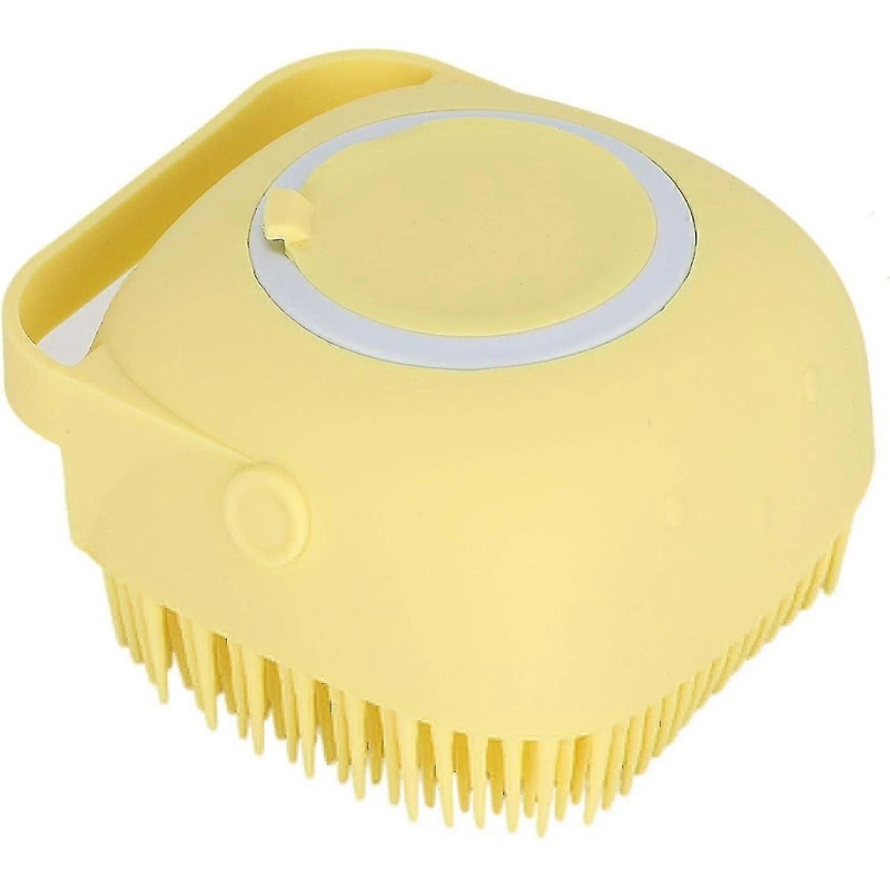 Tizzy Dog Bath Brushes, Pet Shampoo Brush, Dog Bath Brush Can Be Filled Shower Gel, Multi-function Shampoo Soft Rubber Massage Brush