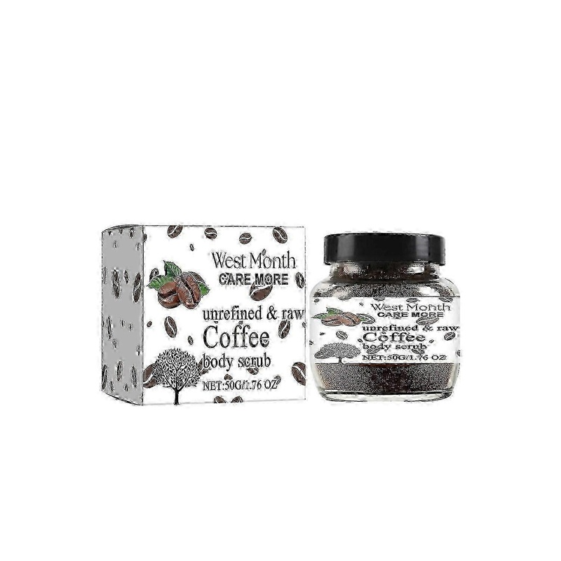 West&Month Coffee Body Scrub Gently Cleanses Skin, Exfoliates, Moisturizes And Refreshes Skin