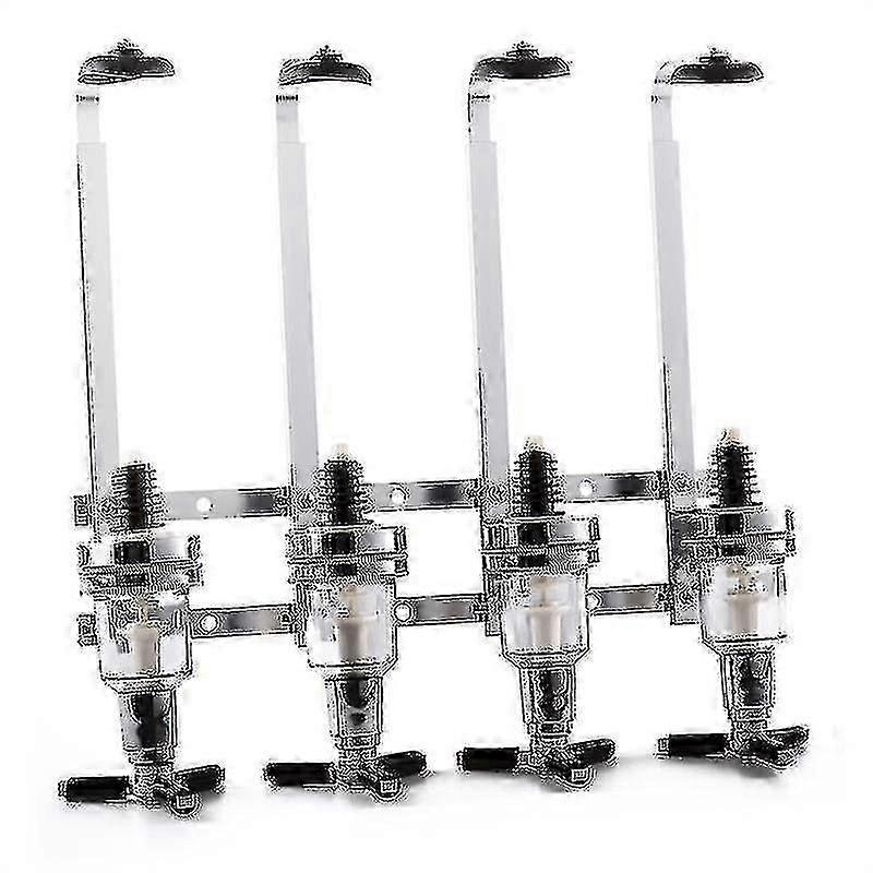 Bar dispenser stand for 4 bottles alcoholic drinks optic mount