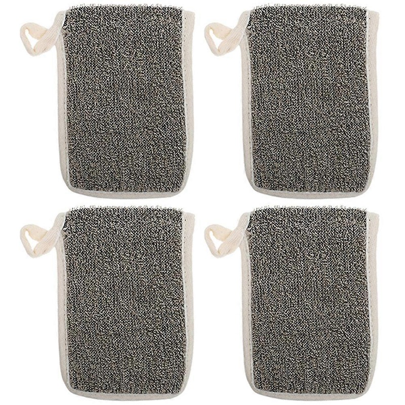 Soap Bag Exfoliating Black Soap Savers Pouch for Storage 8Pcs