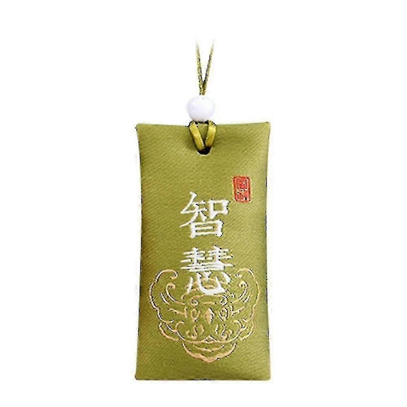 Spiritual Salt With Sachet, Buddhist Spiritual Salt Pouch Necklace, Embroidered Spiritual Salt-xinhan