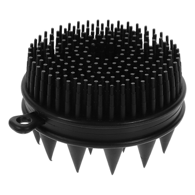 1 Pc Silicone Bathing Brush with Massage Function Shampoo and Scrubber Brush