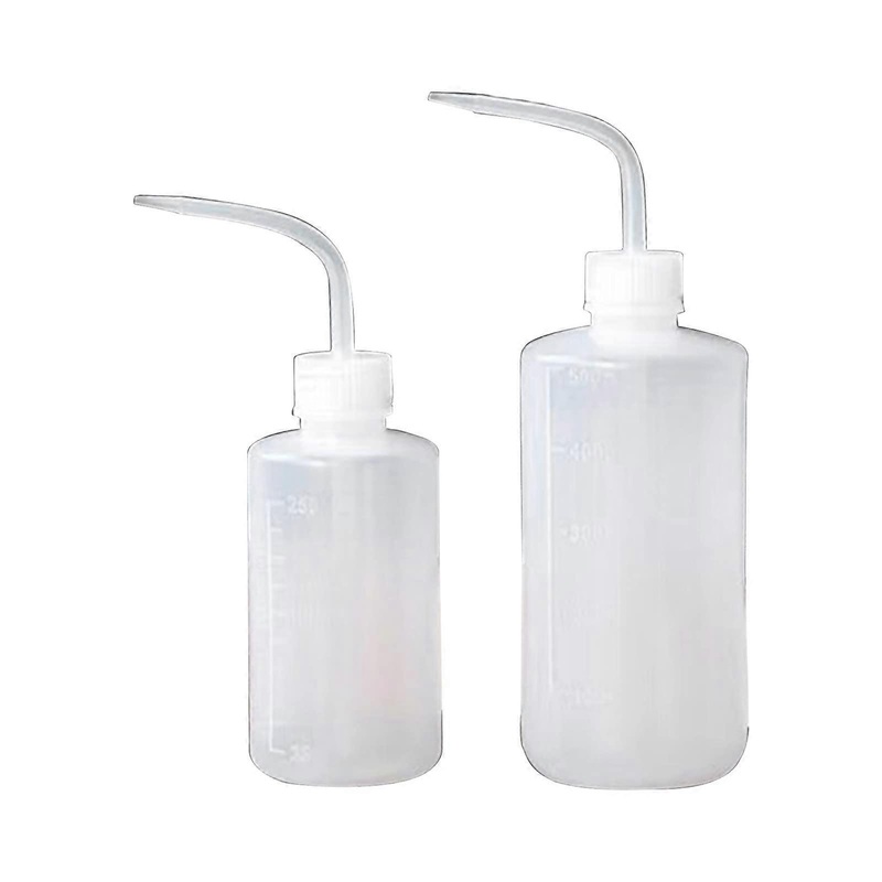 Squeeze Bottle Set Transparent Wash Bottles for Lab Use 500ml and 250ml Liquid Storage Tools