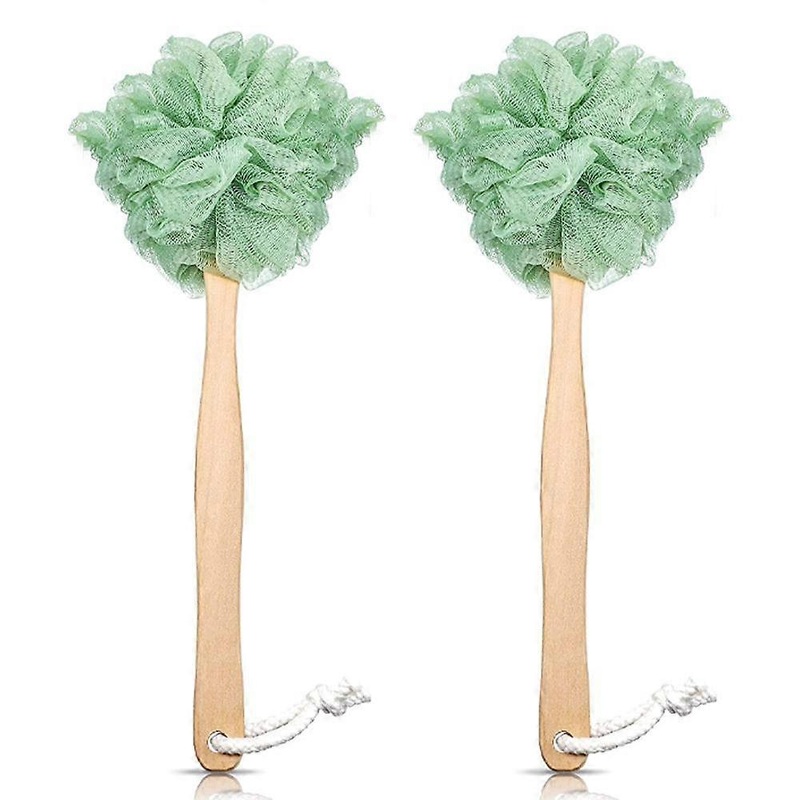 Toem Loofah Back Scrubber For Shower|Bamboo Charcoal Fiber Infused