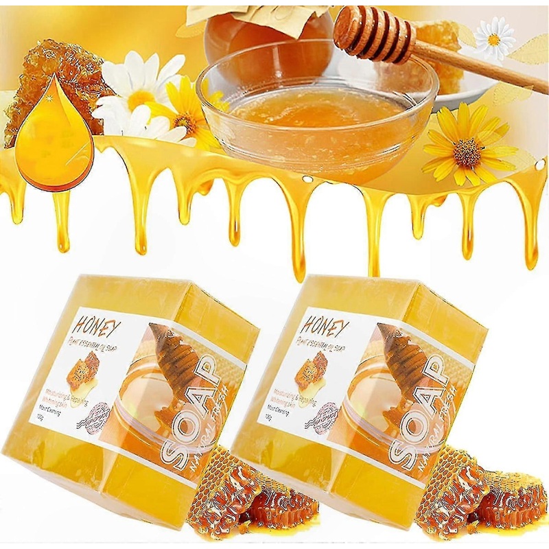 Turmeric Honey Cleansing Bar for Acne and Dark Spots Treatment