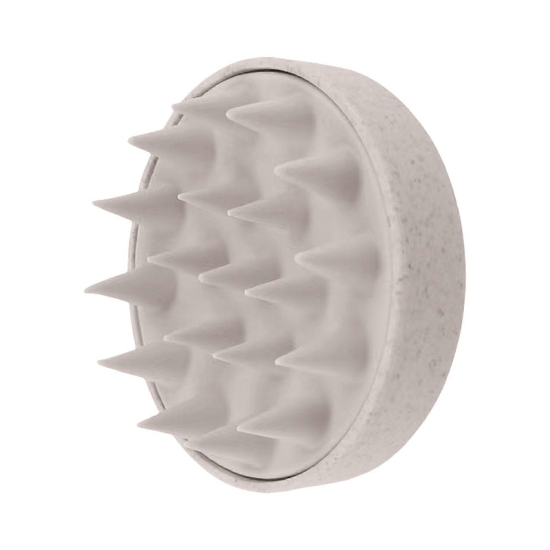 Wet and Dry Hair Washing Comb Shampoo Brush Bath Brush Shower Brush Scalp Massage Brush Body Scrubber for Man Woman  Wheat color