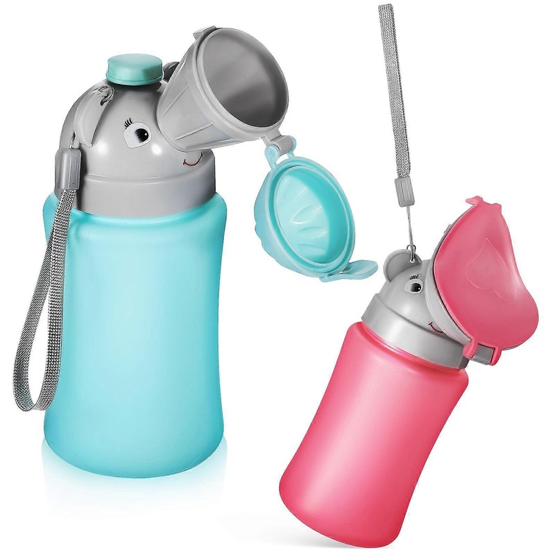 2 Pcs Portable Baby Child Potty Urinals Emergency Toilet for Camping Car Travel and Kid Potty Training