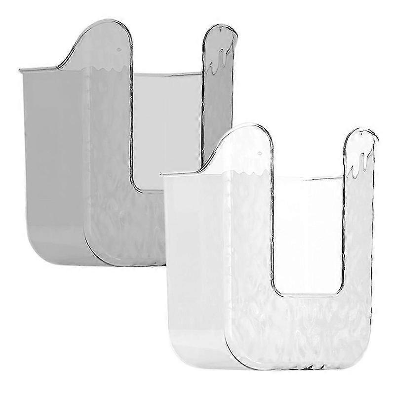 2pcs Wipes Dispenser Wall Mount Wipes Container Wipe Holder Tissue Dispenser For Bedroom Bathroom Toilet Wipes Holder