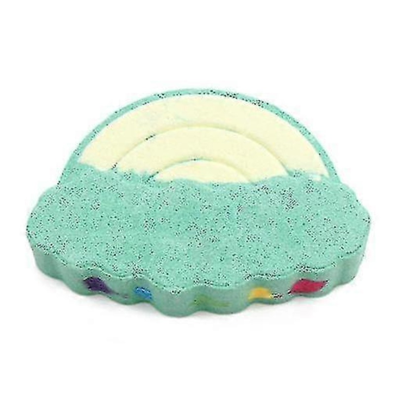 3 Pcs Rainbow Cloud Bath Bomb, Moisturize Dry Skin,good For SpaGreen
