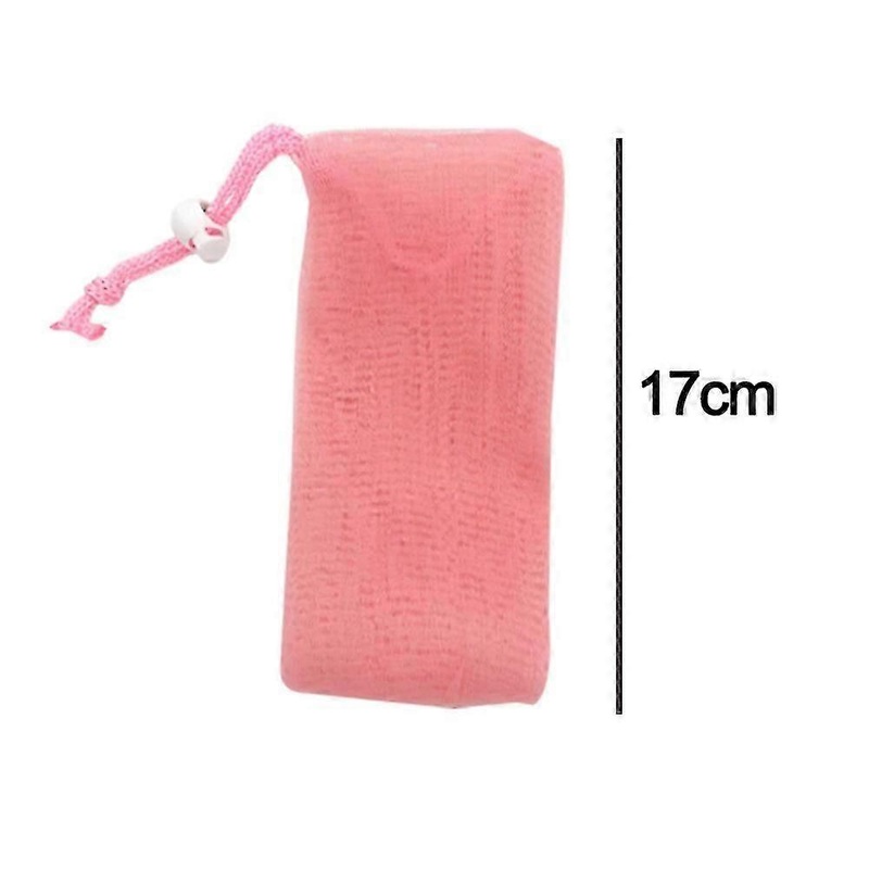 8 Pack Mesh Soap Bag Mesh Foaming Net Soap Sack Bags Soap Saver Pouch Net Bags with Drawstring for Bath & Shower