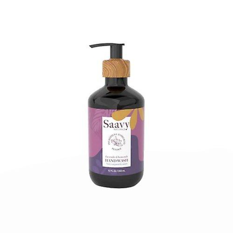 Saavy Naturals Lavender Chamomile Hand Wash, 12 Oz (Pack of 1)
