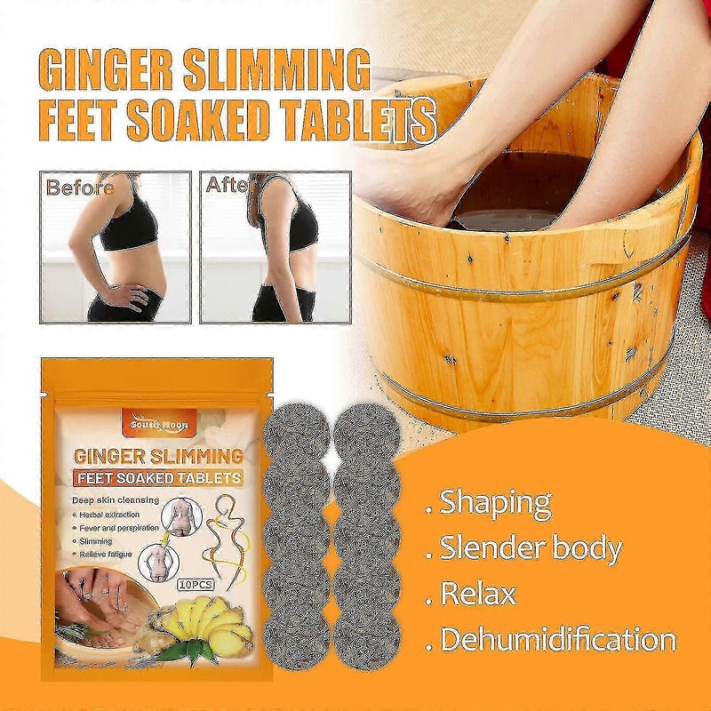 South Moon Ginger Foot Soak Lazy Body Firming Thigh Muscle Footbath To Remove Belly Fat      3607033790945
