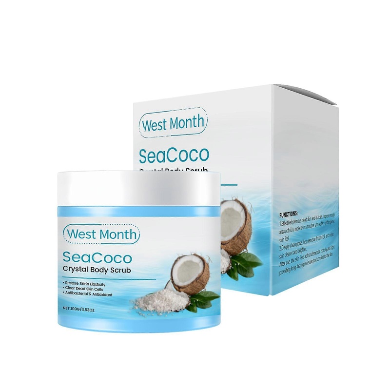WestMonth Exfoliating Body Scrub Purifying Nourishing Crystal Scrub Smooth Skin Body Care