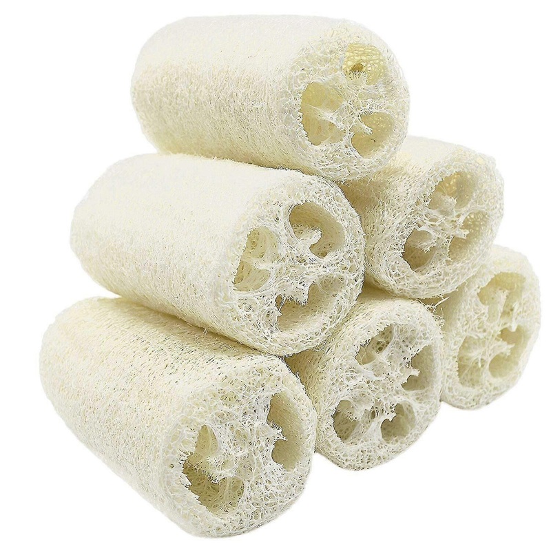 100% Nature 6 Pa Of (approx 4-5″ Length) Organic Loofahs Loofah Spa Exfoliating Scrubber Natural Luffa Body Wash Sponge,1115