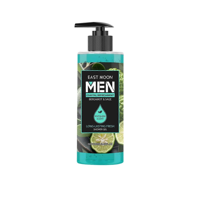 2025 Latest Model  Bergamot Sage Scented Shower Gel Gently Cleanses The Body And