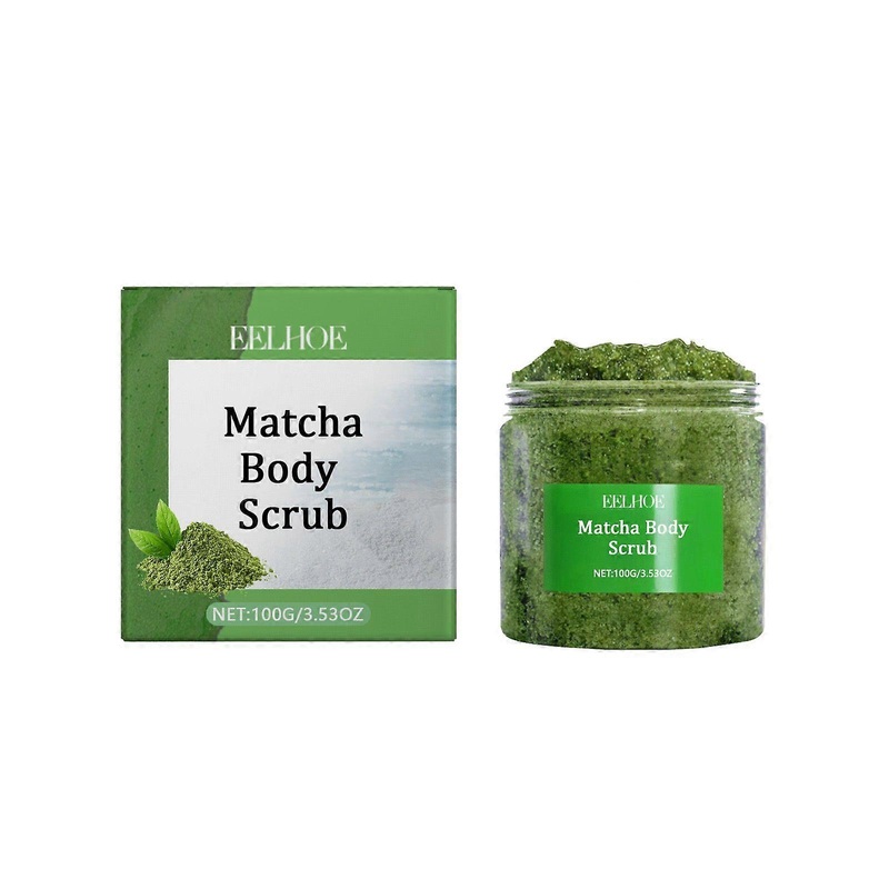 2025 Latest Model  Matcha Sea Salt Scrub For Body Cleansing, Nourishing And