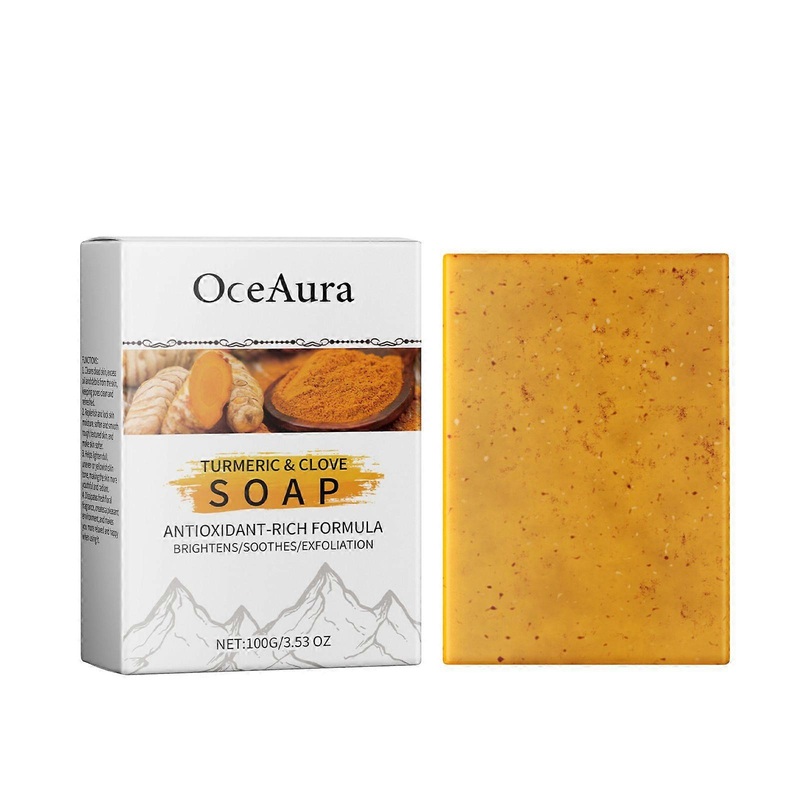 2025 Latest Model  Turmeric Clove Essential Oil Soap Moisturizes Facial Body