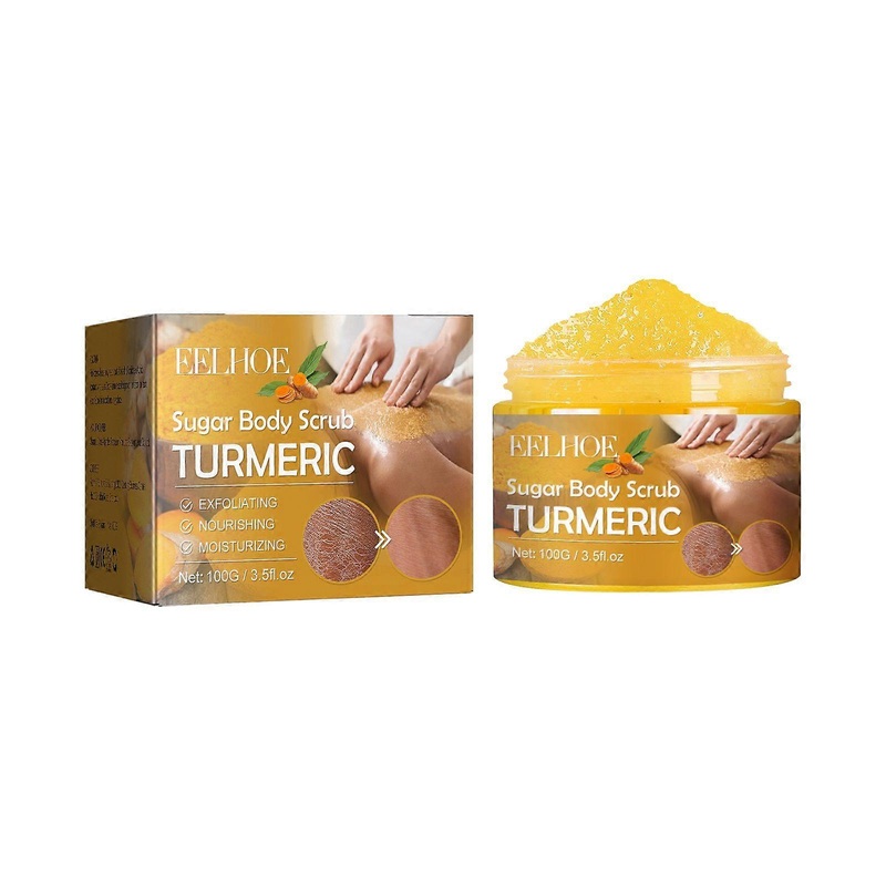 2025 Latest Model  Turmeric Sugar Body Scrub, Fade Acne Mark Moisturizing