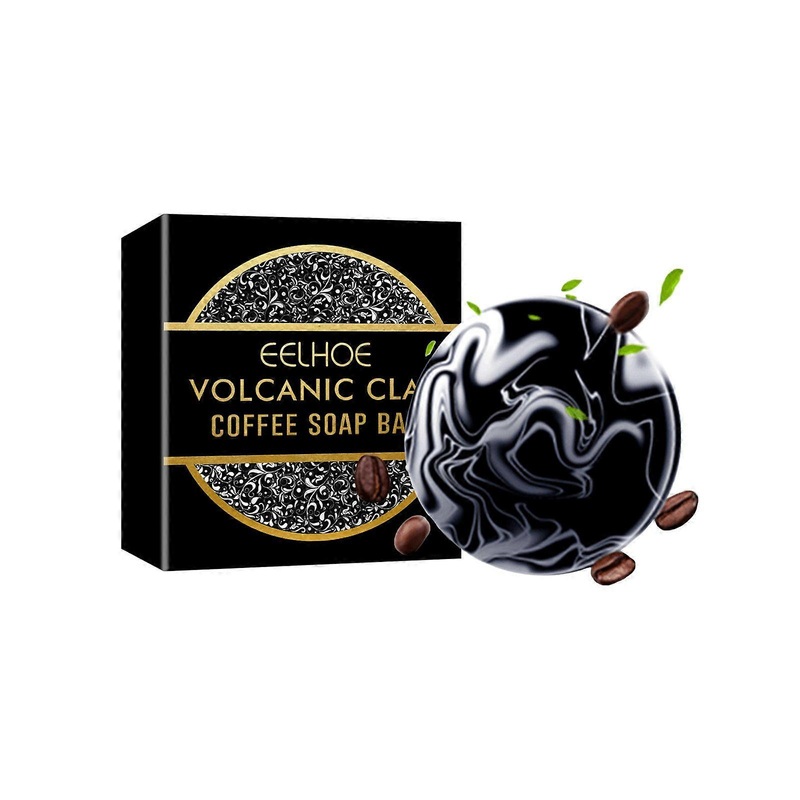 2025 Latest Model  Volcanic Mud Coffee Slimming Soap Handmade Soap Body Cleansing Bath Soa