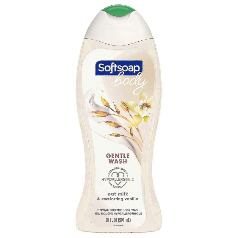 Softsoap Body Wash For Sensitive Skin, Oat Milk & Vanilla, 20 Oz