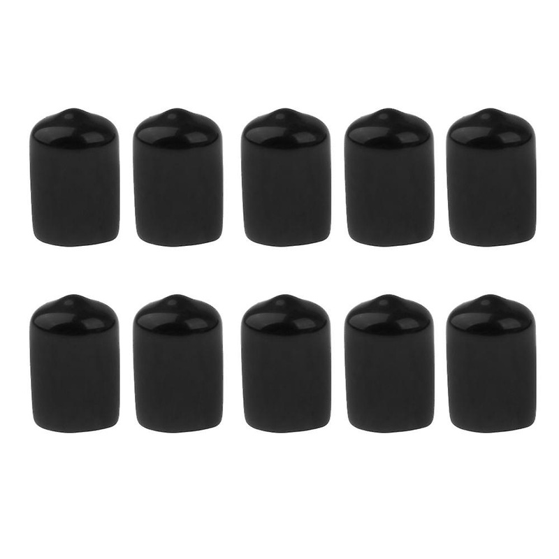 10pcs Snooker Snooker Cues Rubber Protective Cap Head Covers Supplies 14mm