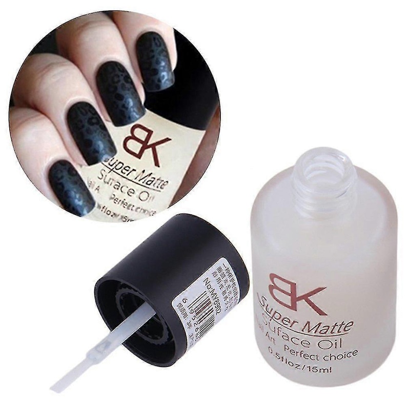 15ml Magic Matte Transfiguration Nail Polish Top Coat Frosted Surface Oil