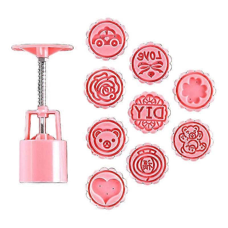 Baking Decorating Mooncake Mould Flowers Mode Pattern Bath Bombs Gift Durable