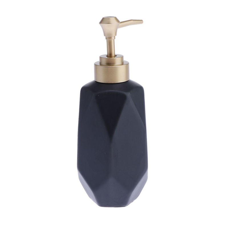 Ceramic Hand Sanitizer Bottle Squeeze Bottle Dispenser Shampoo Bottle Black
