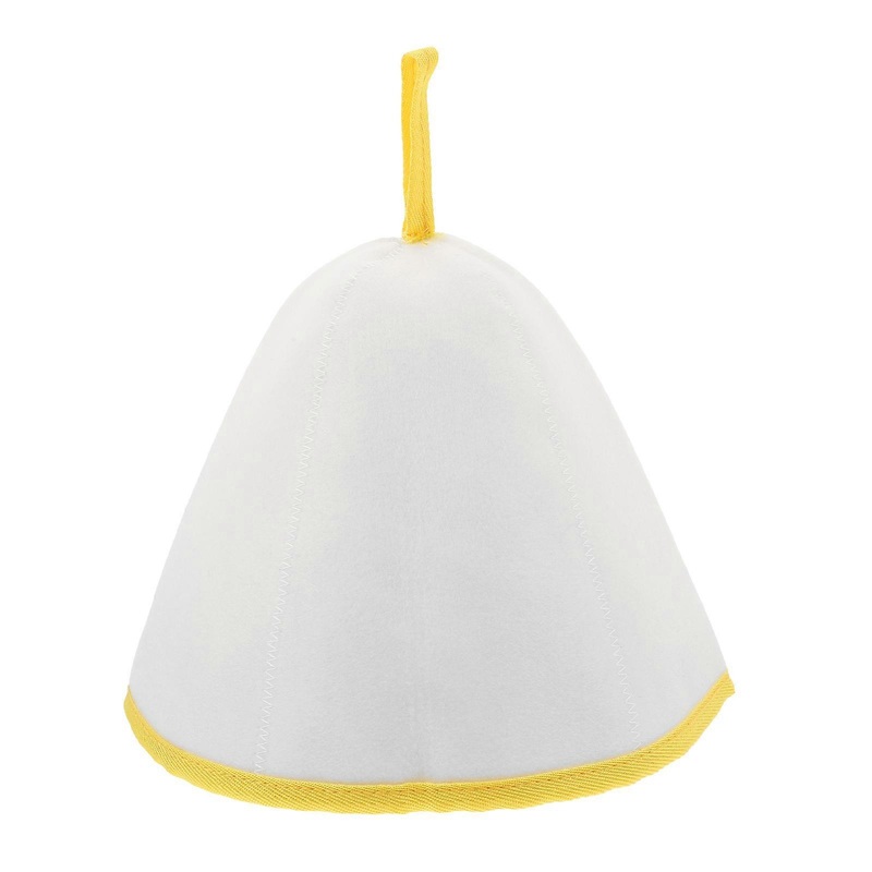 Wool Sauna Hat Keep Hair Dry Bath Hat For Men And Women Minimalist Style 30.00X25.00X25.00CM 1Pack