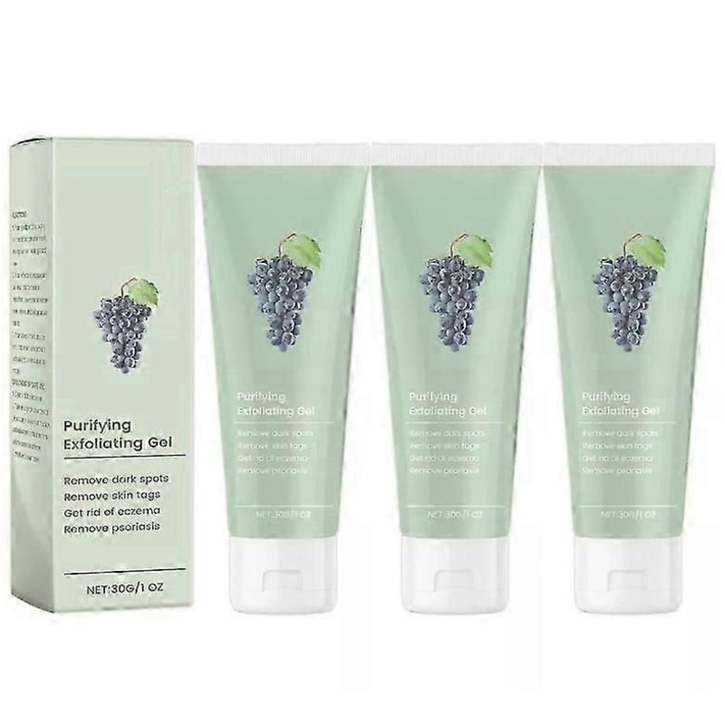 1/2/3PCS Purifying Exfoliating Gel Greteam Exfoliating Scrub Moisturizing Cleanses Skin