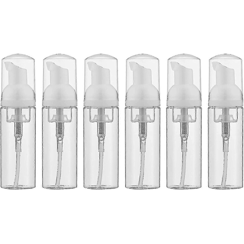 10 Pieces 60ml Foam Pump Bottle Liquid Soap Dispenser, Plastic Empty Shampoo Bottle, Foamer (clear) High Quality