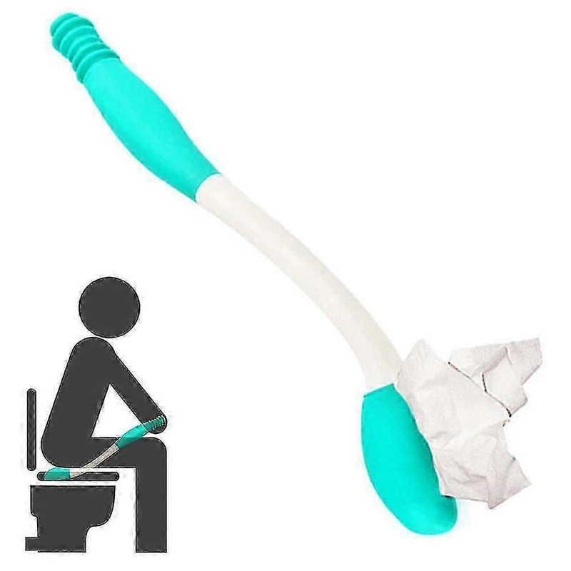 1pc Toilet Aid Extended Distance Comfort Wipe Extends Your Reach Over 40cm To Hold Toilet Paper Or Pre-moistened Wipes,7934