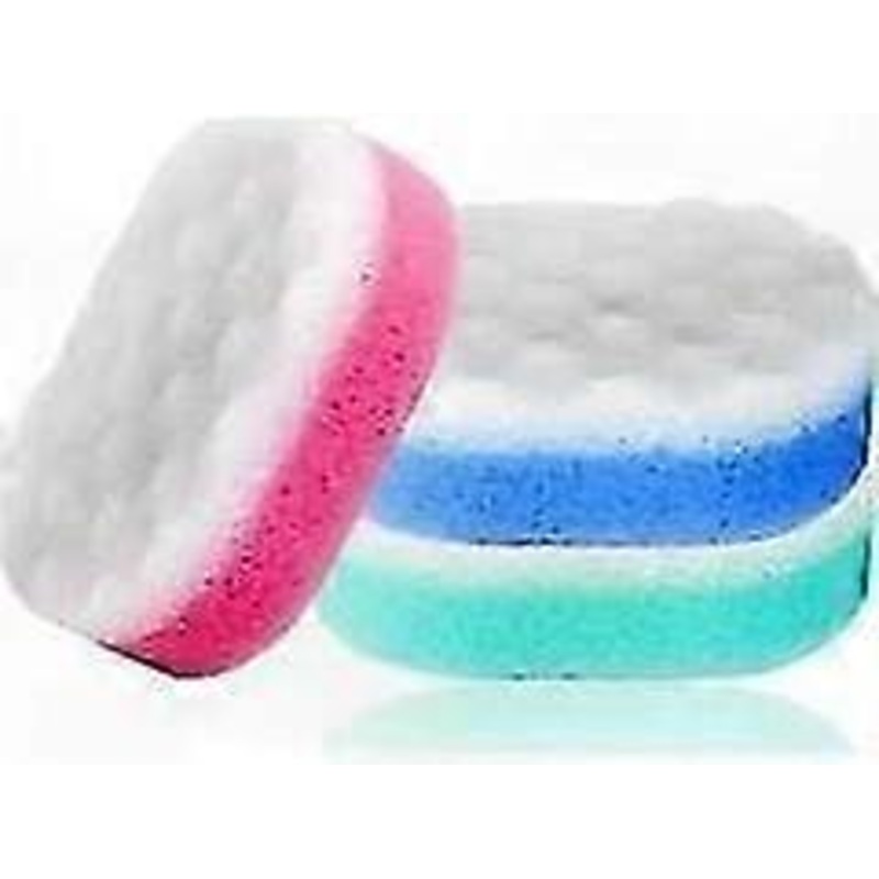 3-Pack Exfoliating Bath Sponges for Shower Use