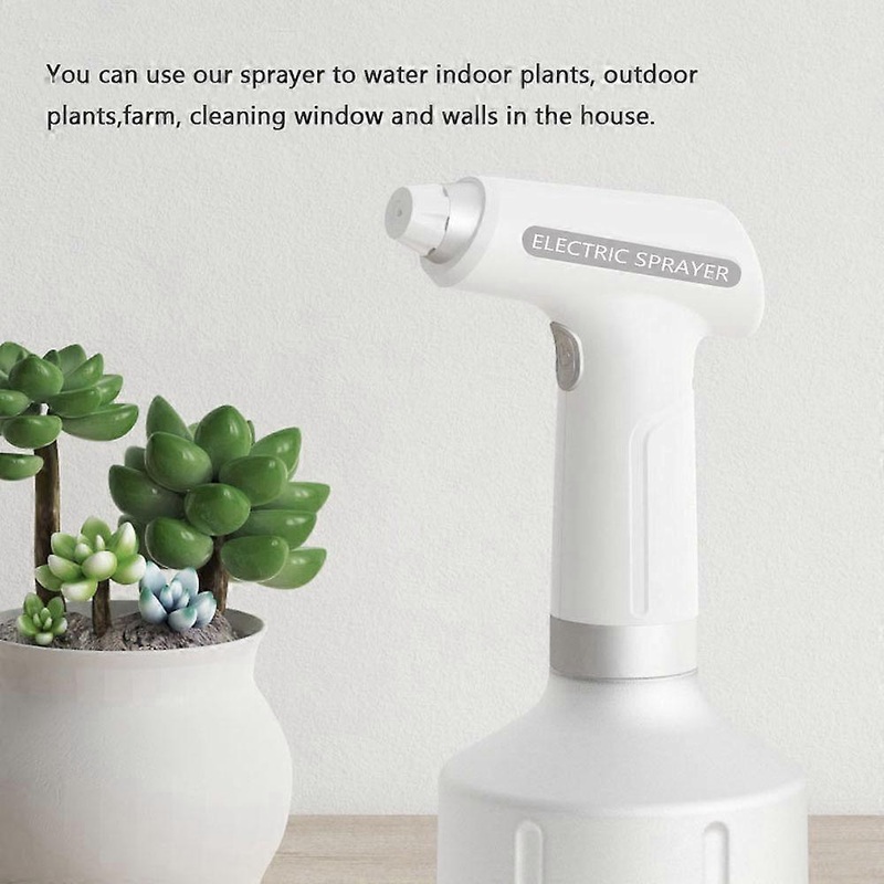 USB Electric Watering Can Indoor Outdoor Handheld Electric Sprays Bottle Water Mist Sprayer Electric Disinfecting Sprayers Garden Tools