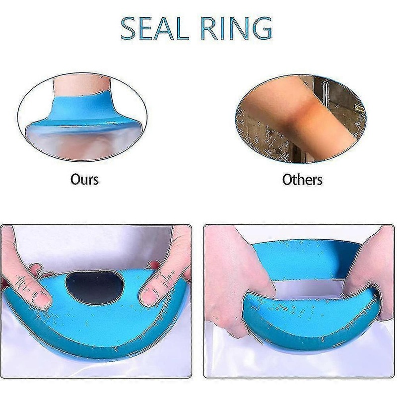 1 Pcs Waterproof Arm Cast Cover For Shower Adult Long Full Protector Cover Soft Comfortable Watertight Seal To Keep Wounds Dry Bath Bandage Broken Han