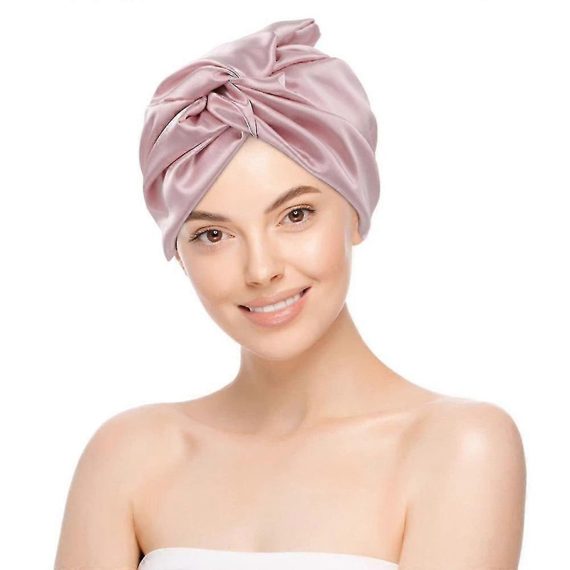 100% Mulberry Silk Sleep Cap For Woman, Silk Hair Wrap For Sleeping, Silk Bonnet Night Cap With Elastic Band (pi RNF